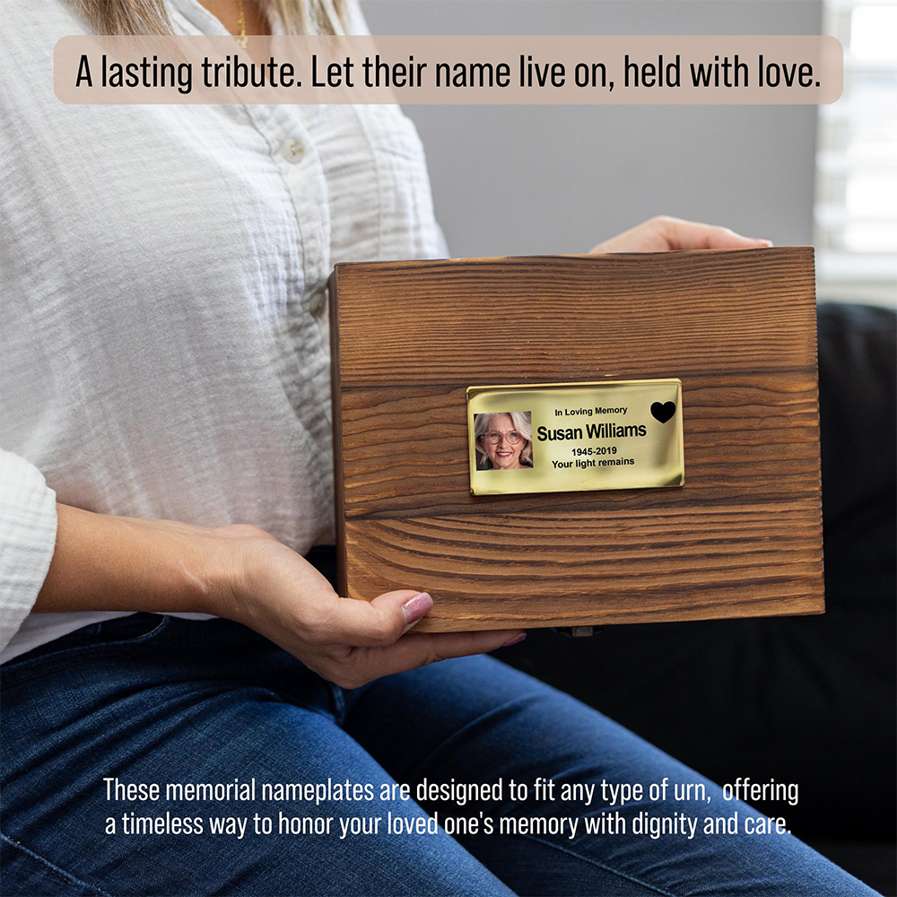 Personalized Stainless Steel Pet & Loved One Memorial Badge | BKPet222