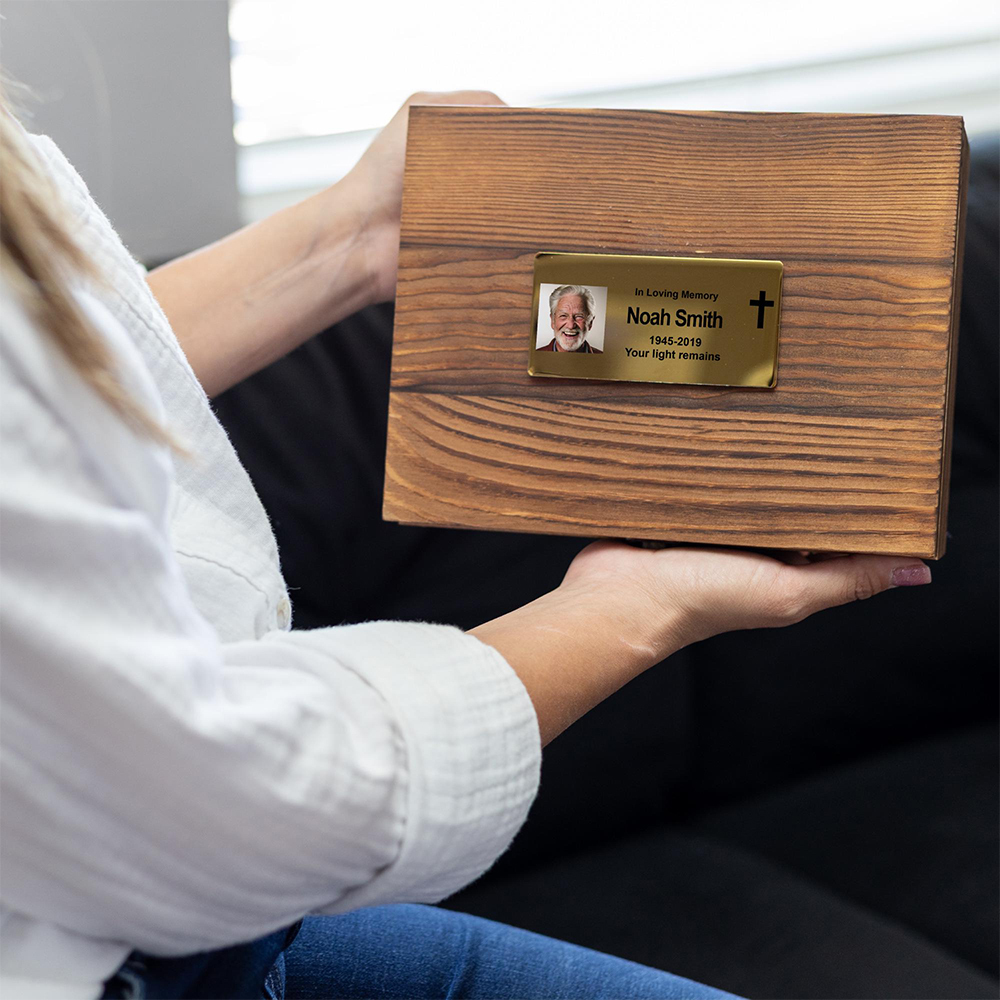 Personalized Stainless Steel Pet & Loved One Memorial Badge | BKPet222