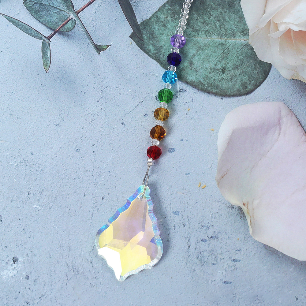 Personalized Pet Memorial Hanging Crystal Prism | BKPet86