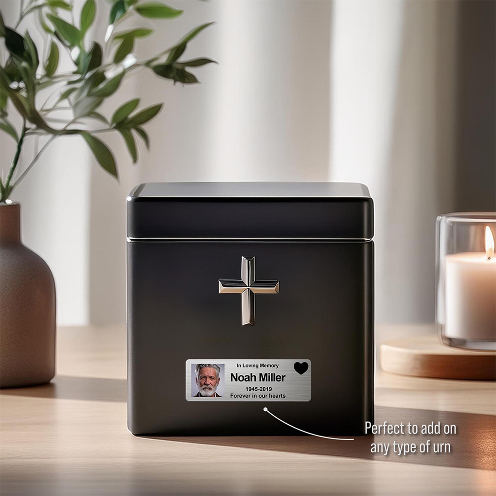 Personalized Stainless Steel Pet & Loved One Memorial Badge | BKPet222