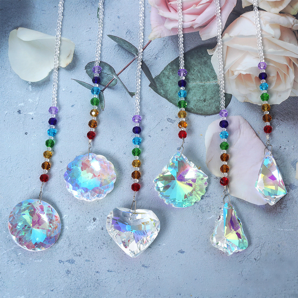 Personalized Pet Memorial Hanging Crystal Prism | BKPet86