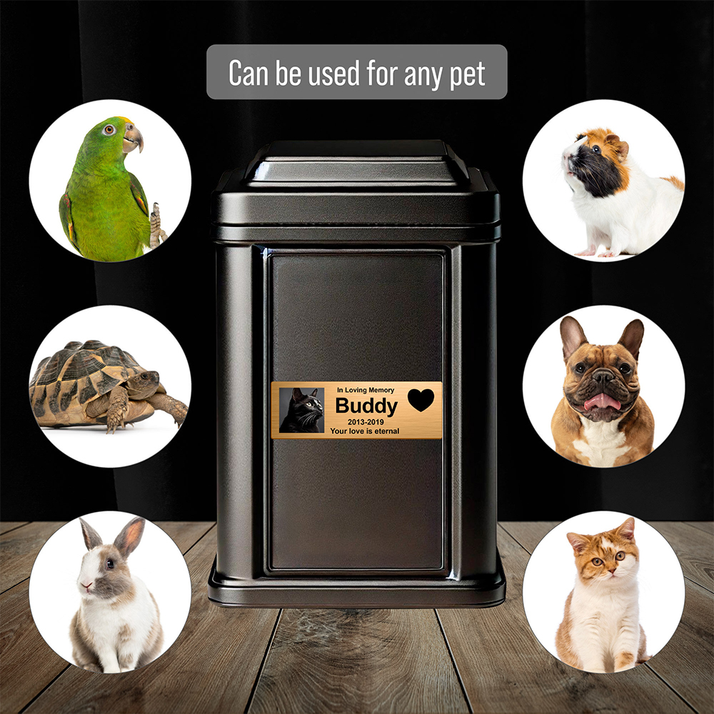 Personalized Stainless Steel Pet & Loved One Memorial Badge | BKPet222