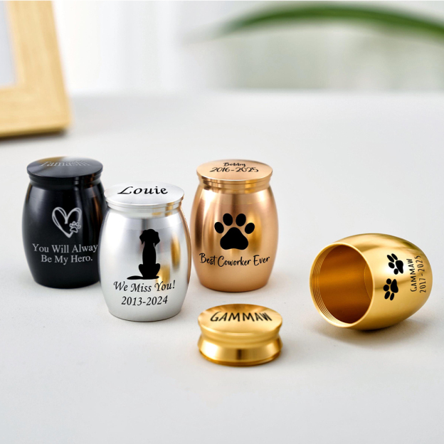 Personalized Pet Mini Memorial Urn | BKPet365