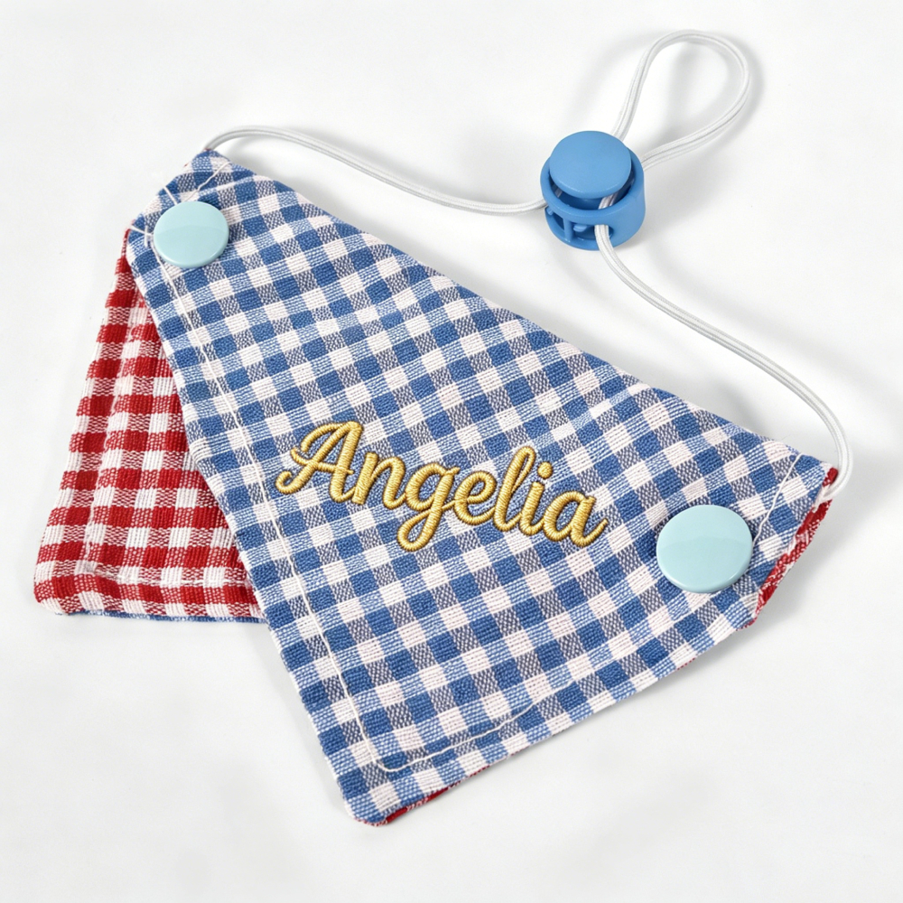 Personalized Embroidered Reversible Pet Bandana for Dogs & Cats | MNAccs96