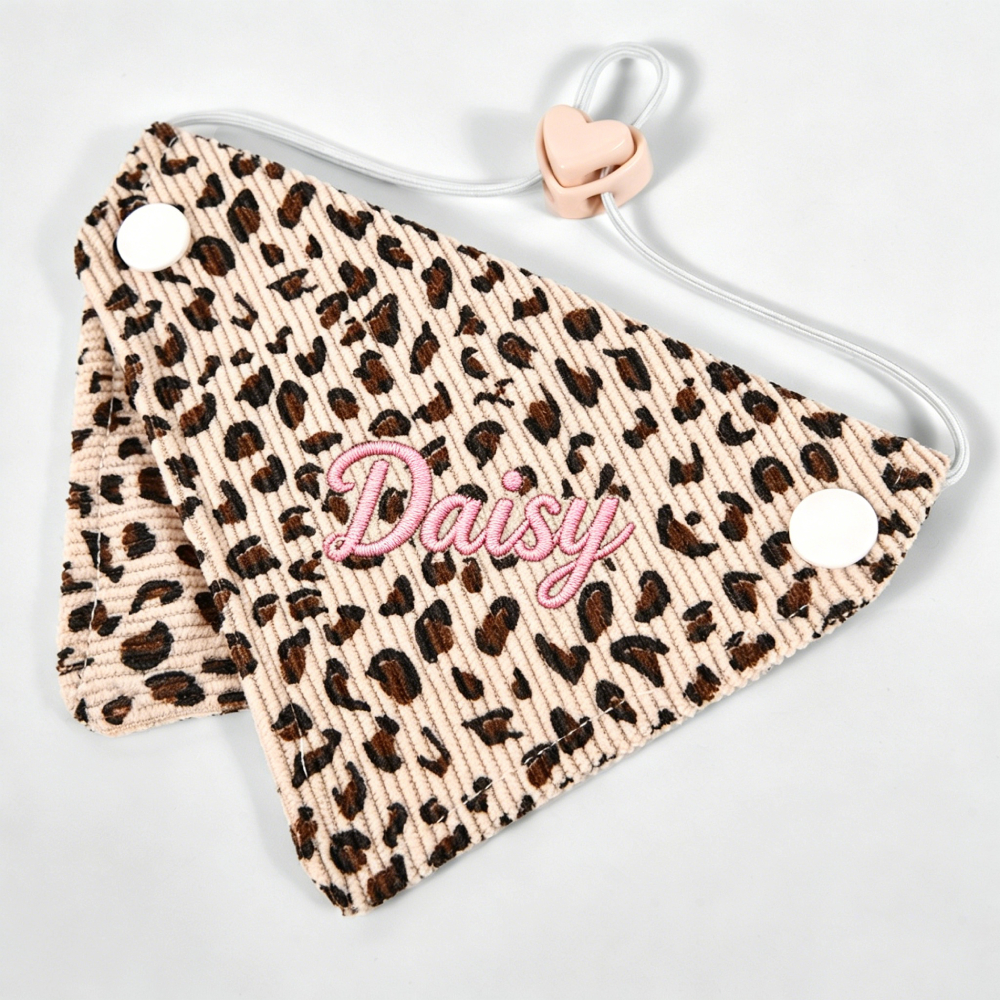 Personalized Embroidered Reversible Pet Bandana for Dogs & Cats | MNAccs96