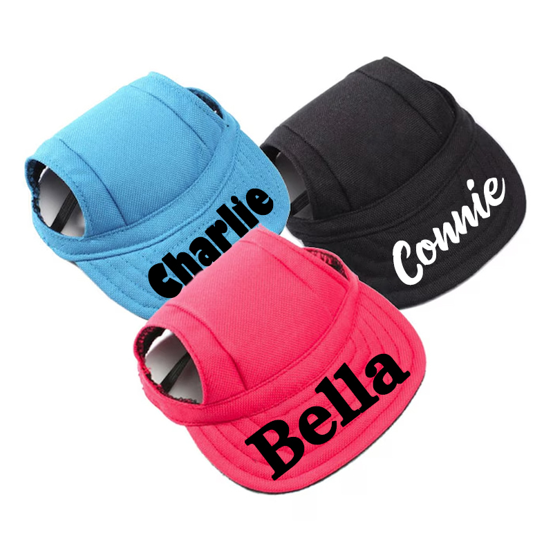 Personalized Pet Color Baseball Cap with Ear Holes | CWPet60