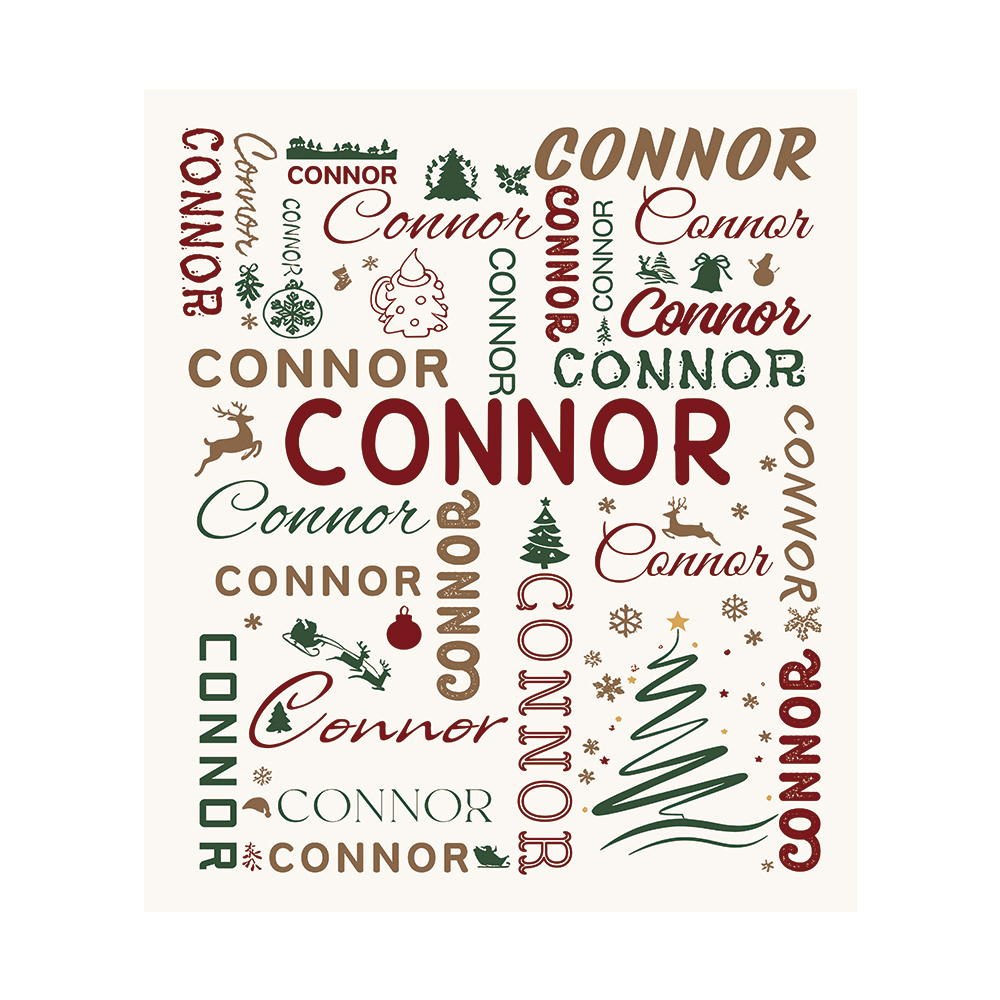 Personalized Christmas Blanket for Comfort & Unique | MNHome107