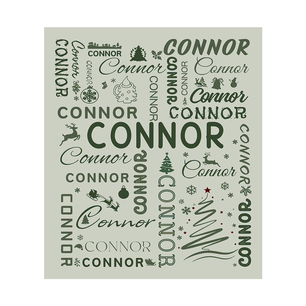 Personalized Christmas Blanket for Comfort & Unique | MNHome107
