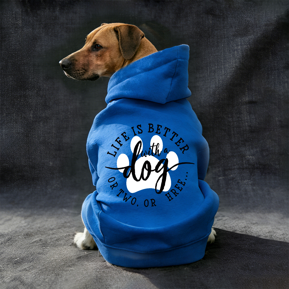 LIFE IS BETTER With A Pet Puppy Hoodie | MNCloth156