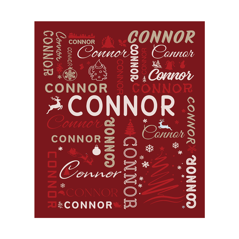Personalized Christmas Blanket for Comfort & Unique | MNHome107
