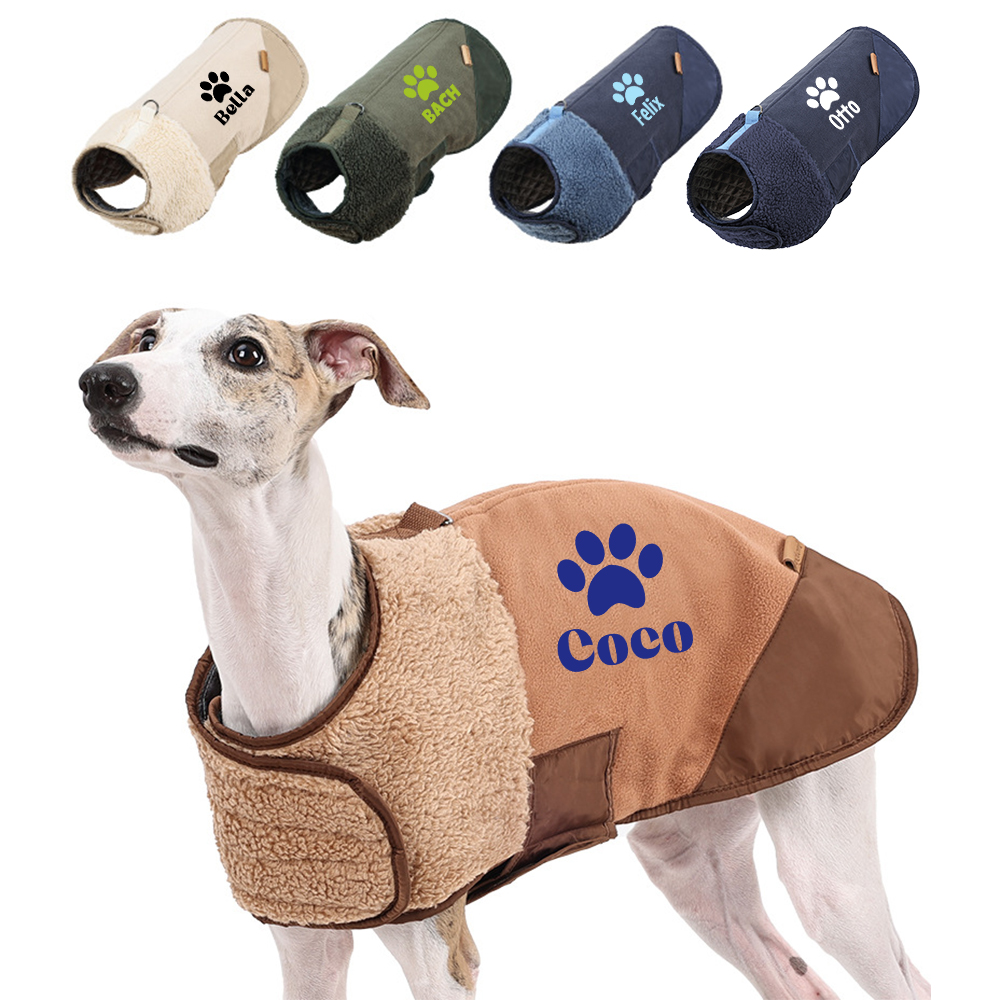 Personalized Pet Winter Warm Reflective Safety Puffer Vest | BKPet288