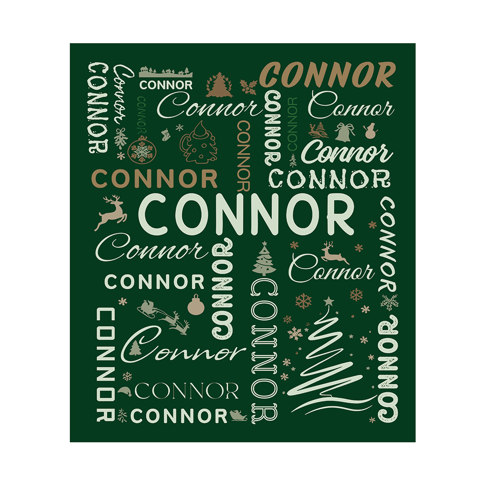 Personalized Christmas Blanket for Comfort & Unique | MNHome107