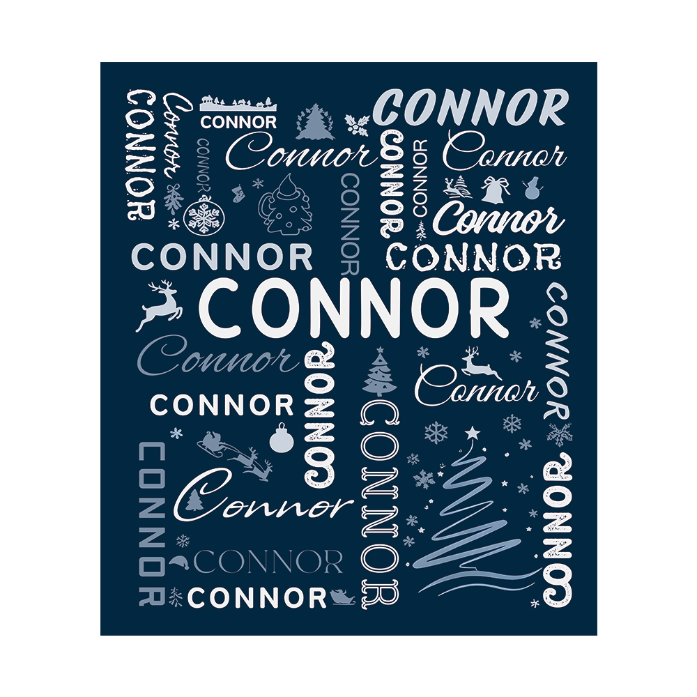 Personalized Christmas Blanket for Comfort & Unique | MNHome107