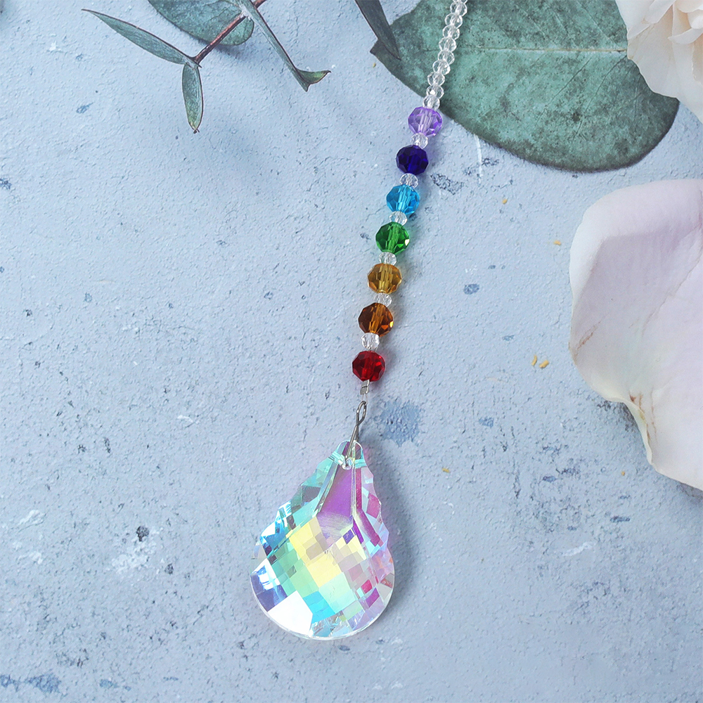 Personalized Pet Memorial Hanging Crystal Prism | BKPet86