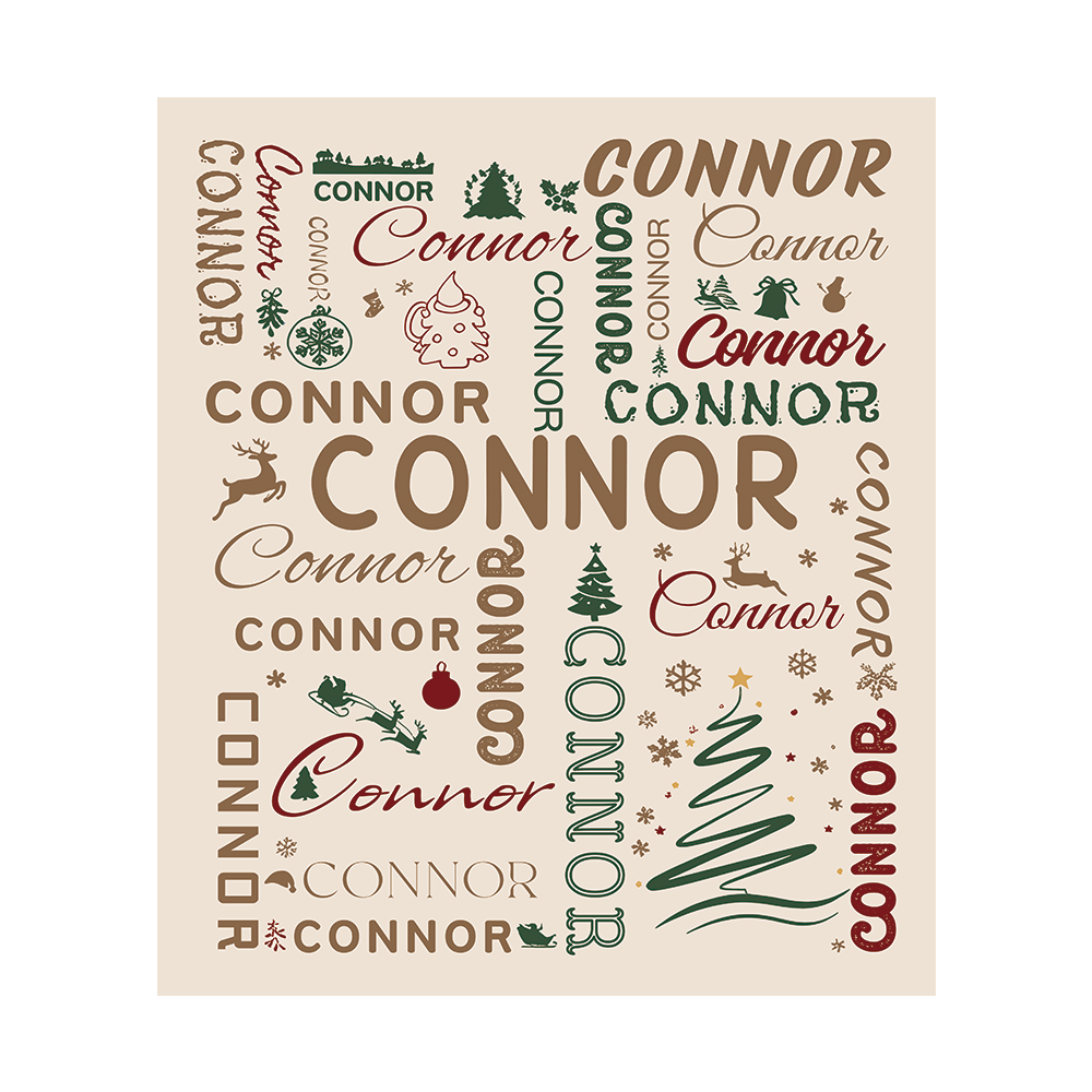 Personalized Christmas Blanket for Comfort & Unique | MNHome107