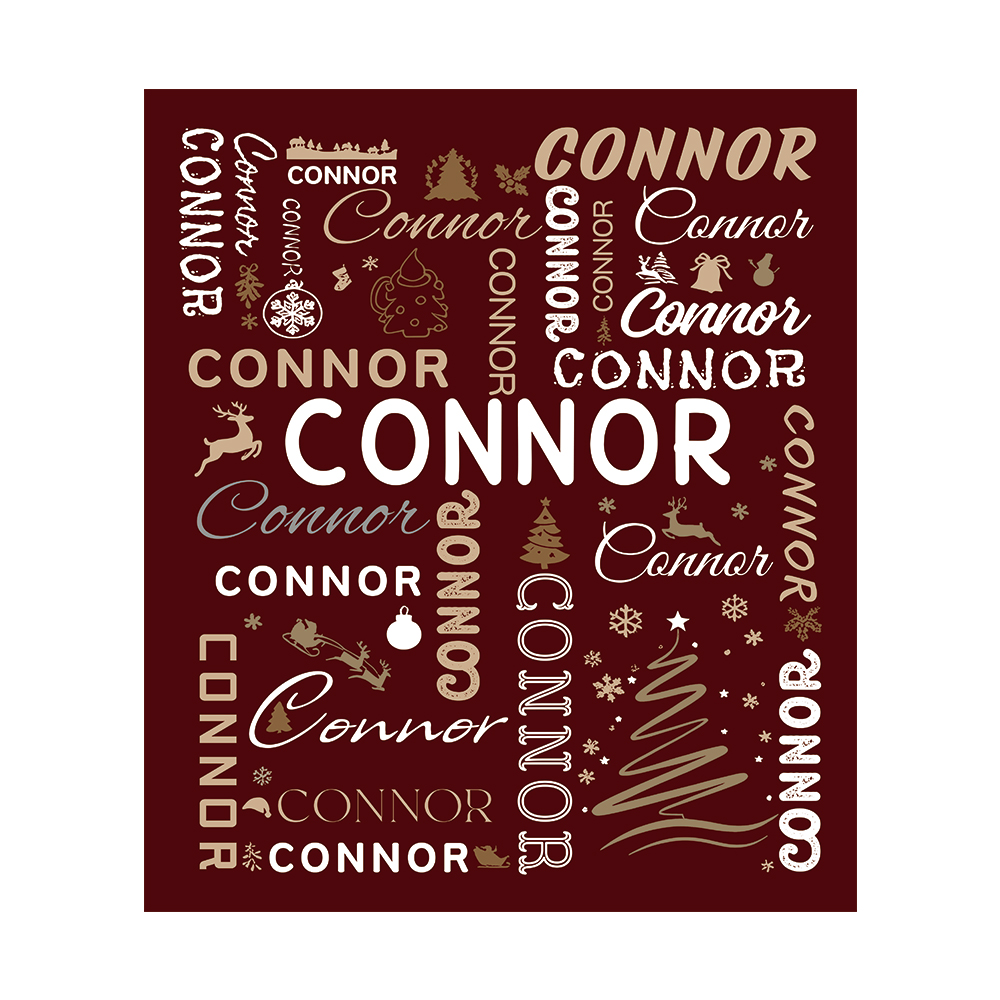 Personalized Christmas Blanket for Comfort & Unique | MNHome107