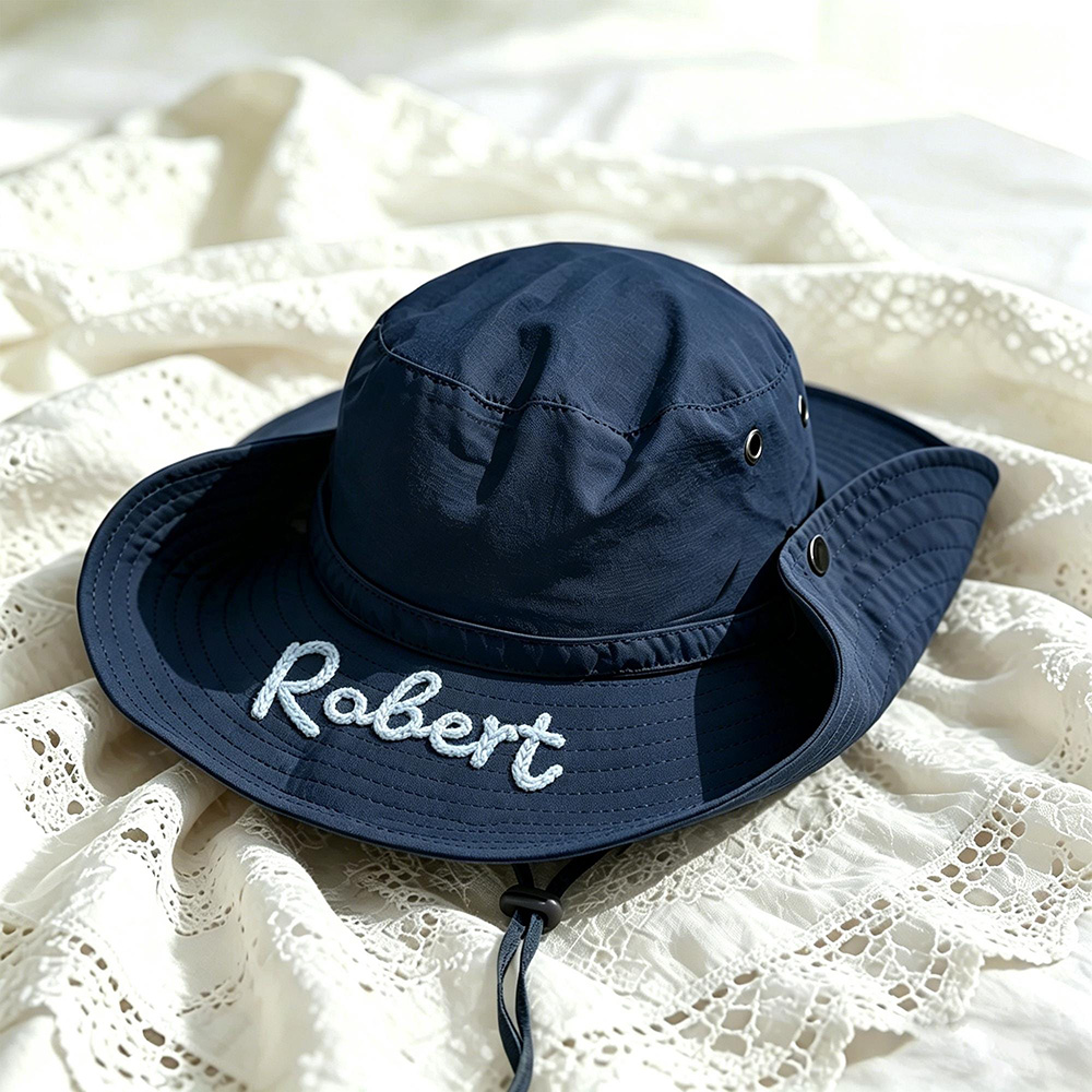Personalized Embroidery Summer Hat for Kids | MNSummer14