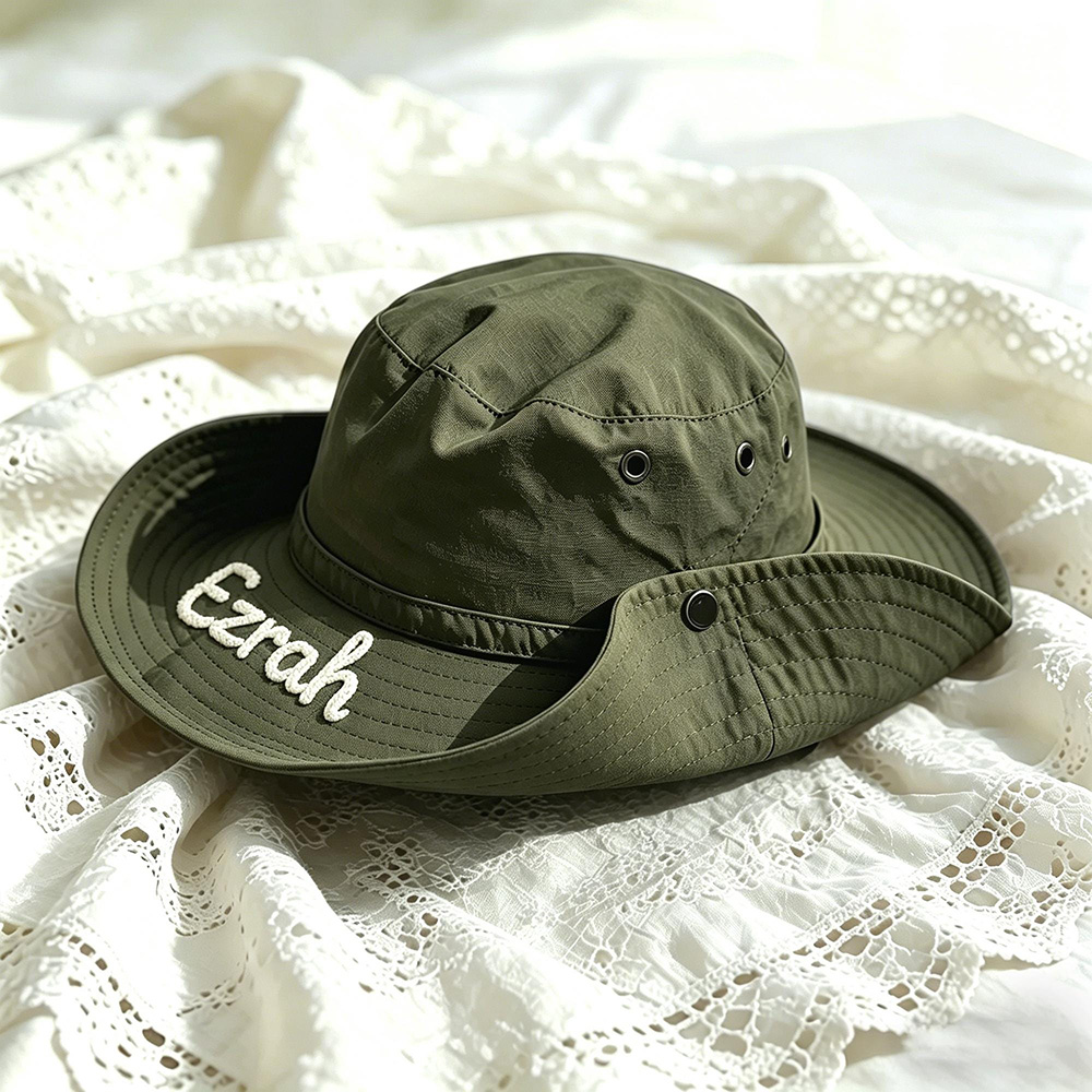 Personalized Embroidery Summer Hat for Kids | MNSummer14