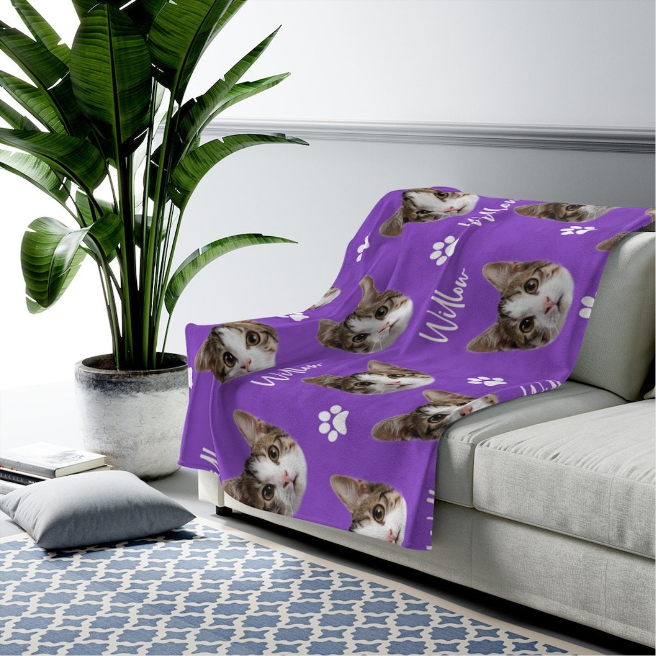 Personalized Lovely Pet Blanket for Comfort & Unique | BKPet06