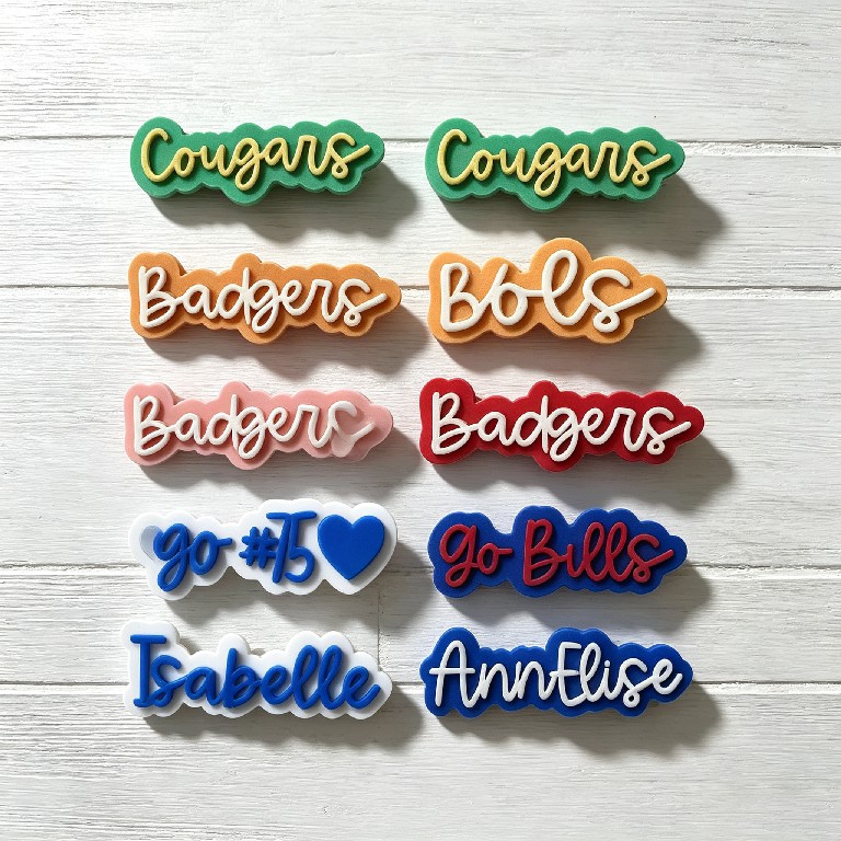 Personalized 3D Printed Name Tag Hair Clip | MNGift24