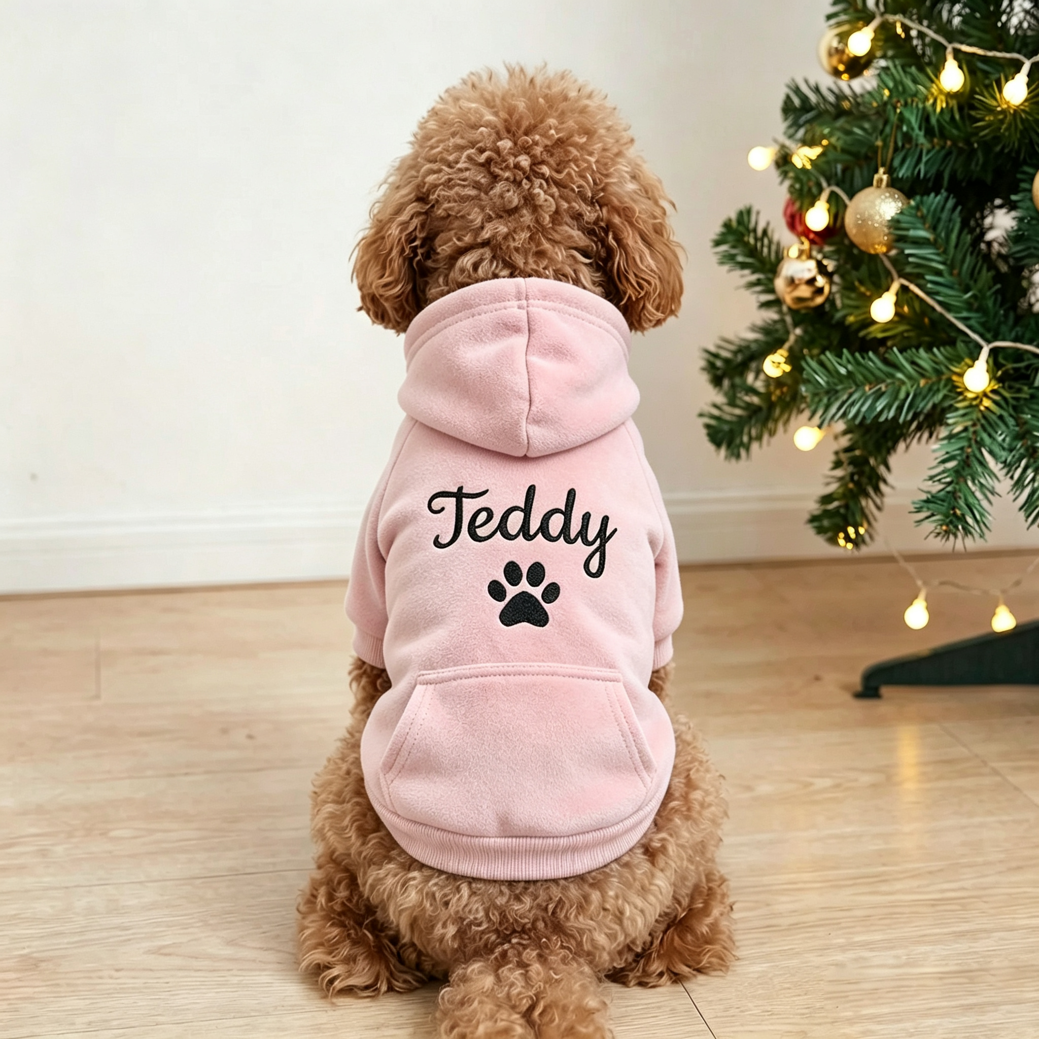Personalized Embroidered Pet Name Hoodies | MNCloth239