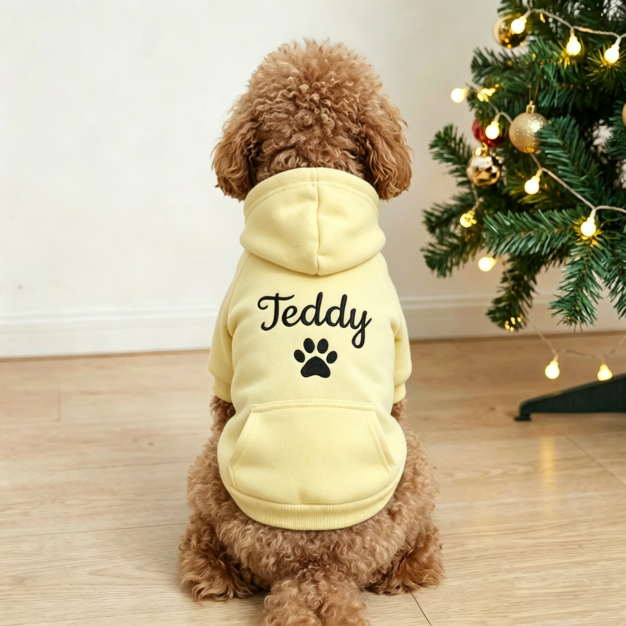Personalized Embroidered Pet Name Hoodies | MNCloth239