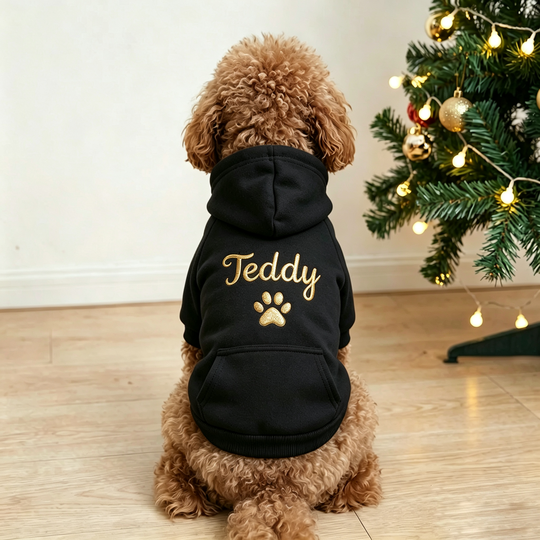 Personalized Embroidered Pet Name Hoodies | MNCloth239