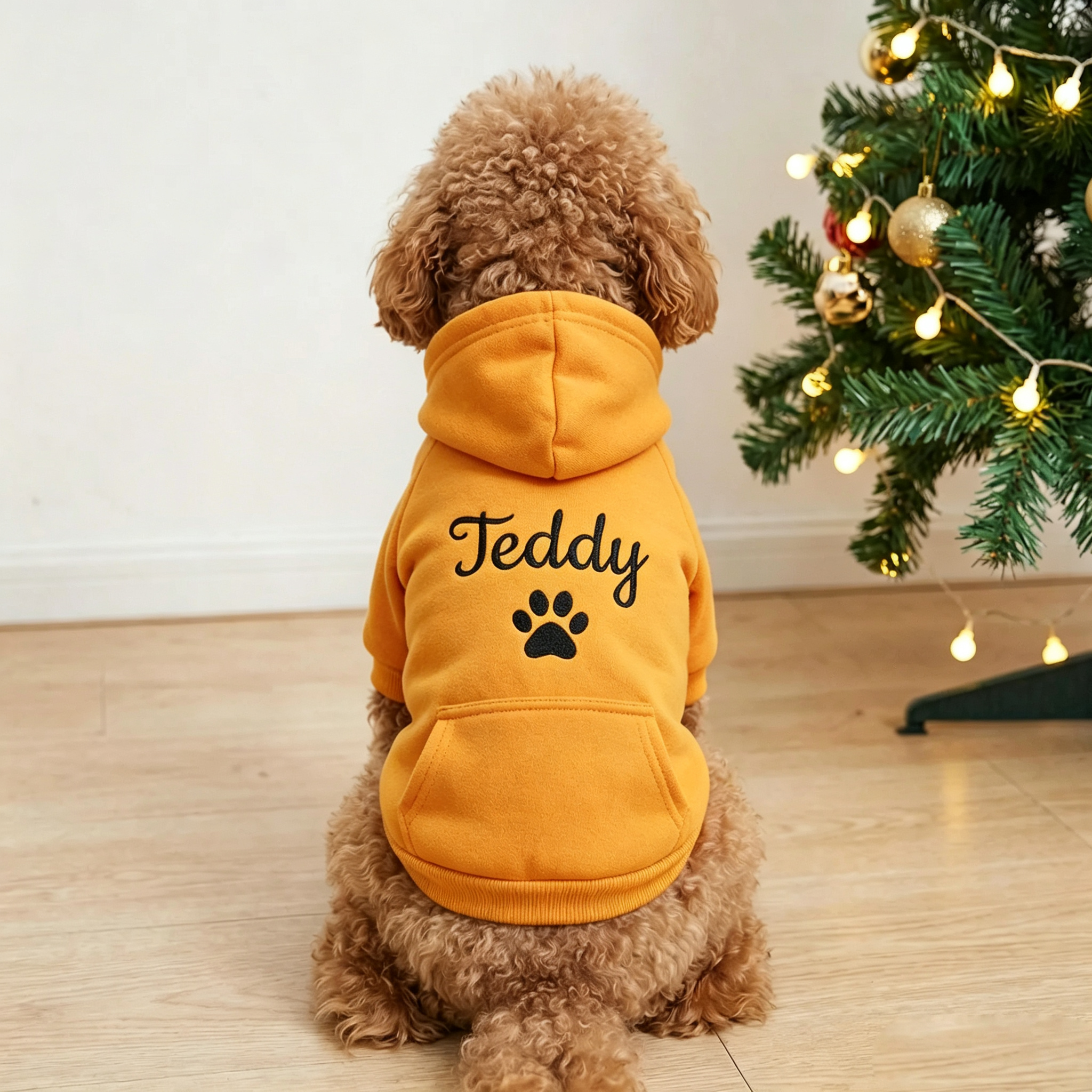 Personalized Embroidered Pet Name Hoodies | MNCloth239