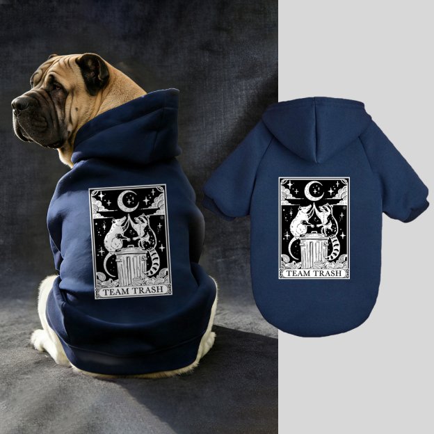 TEAM TRASH Puppy Hoodie | BKPet322