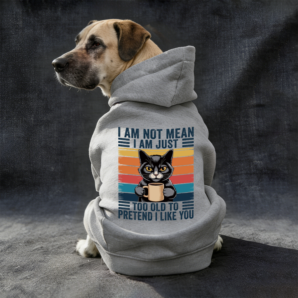 I AM NOT MEAN Puppy Hoodie | MNCloth162