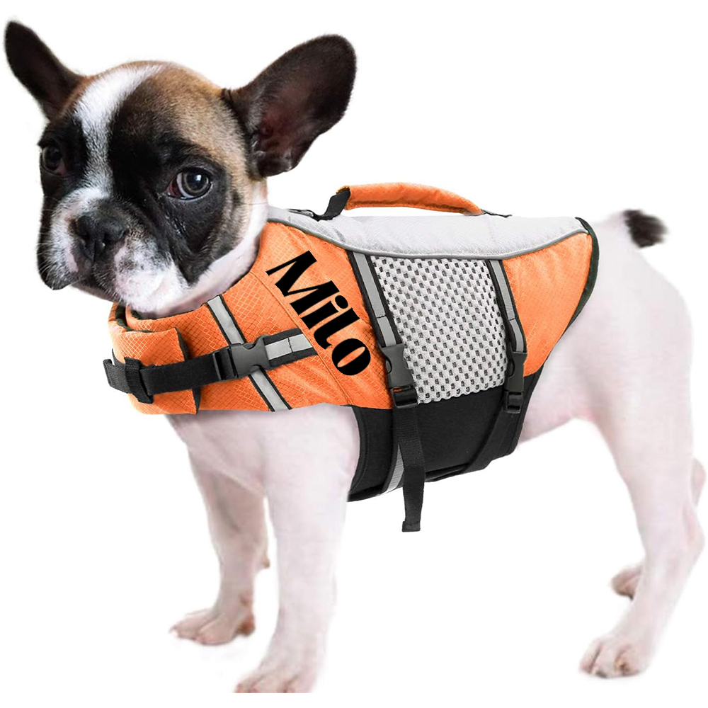 Personalized Pet Swimming Buoyancy Reflective Safety Shark Vest | BKPet406