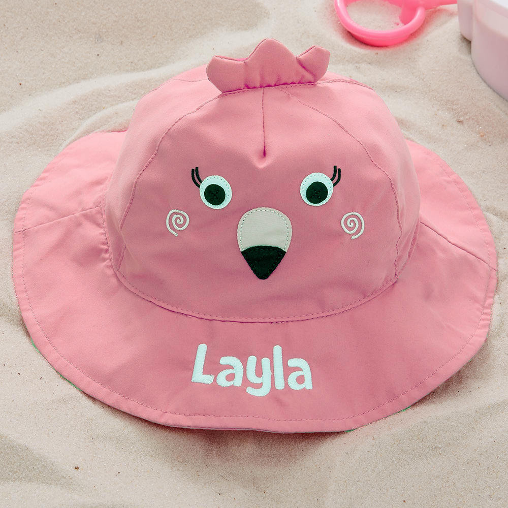 Personalized Embroidery Cute Design Beach Pool Sun Hat | MNSummer07
