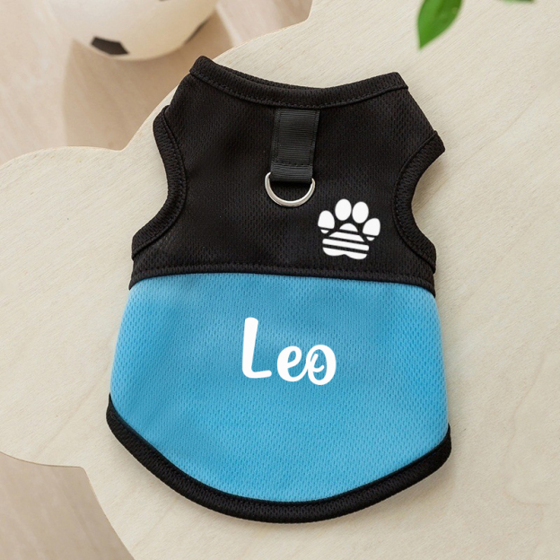 Personalized Pet Comfortable Breathable Mesh Vest | BKPet445
