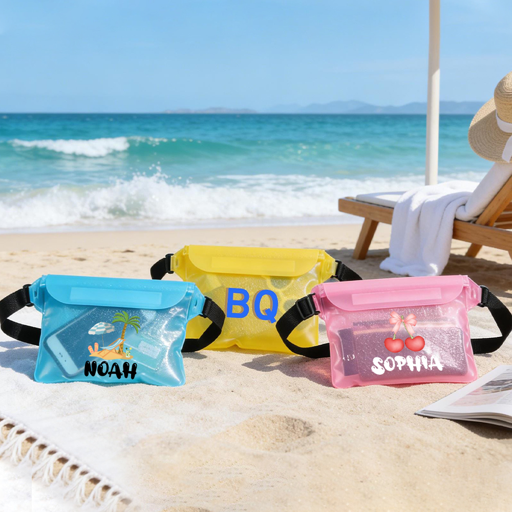 Personalized Colourful Waterproof Pool Beach Bag | MNSummer08