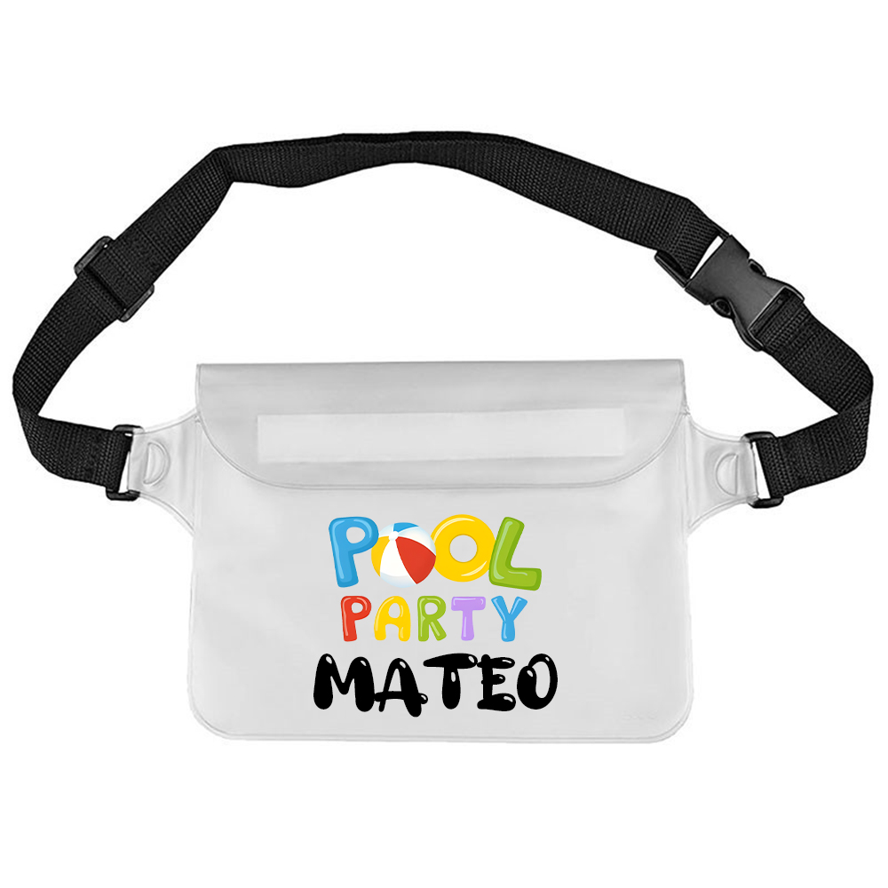 Personalized Colourful Waterproof Pool Beach Bag | MNSummer08