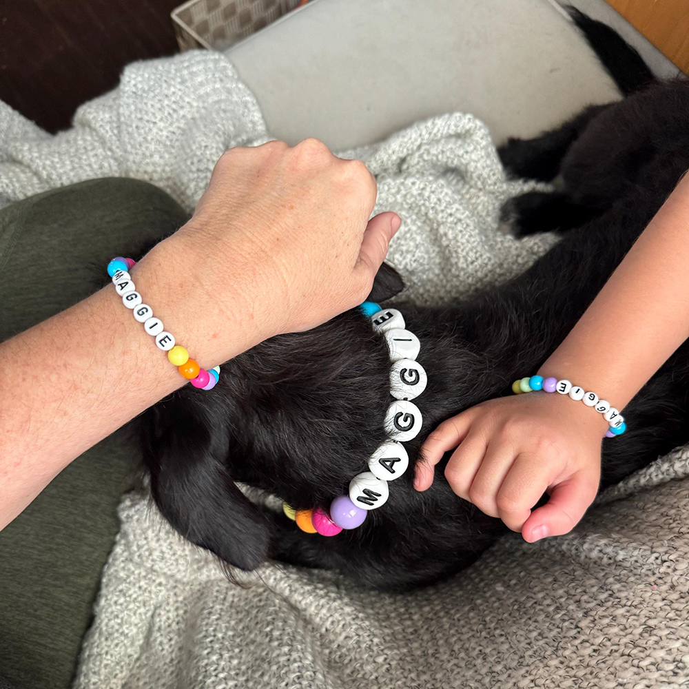 Personalized Handmade Matching Pet Necklace & Owner Bracelet | BKPet456