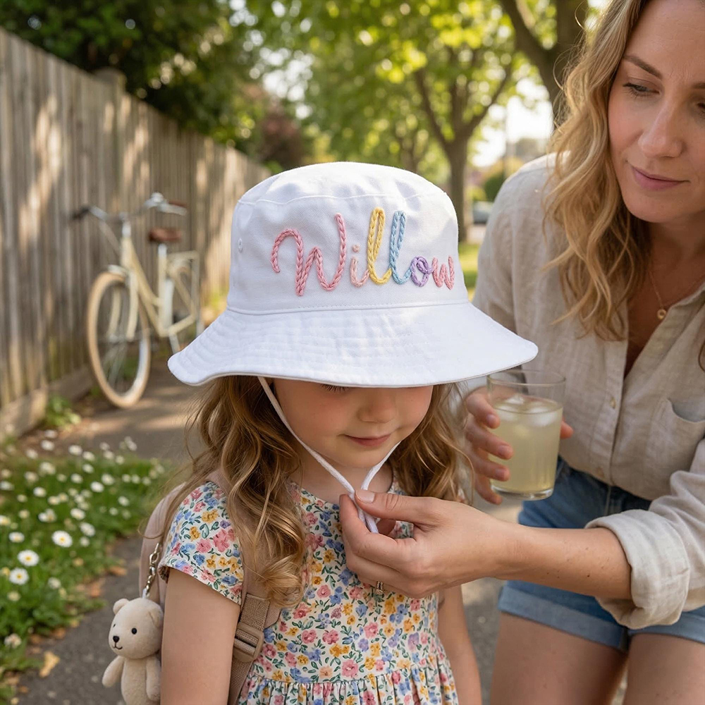 Personalized Kid Handmade Crocheted Fisherman's Hat | MNSummer17