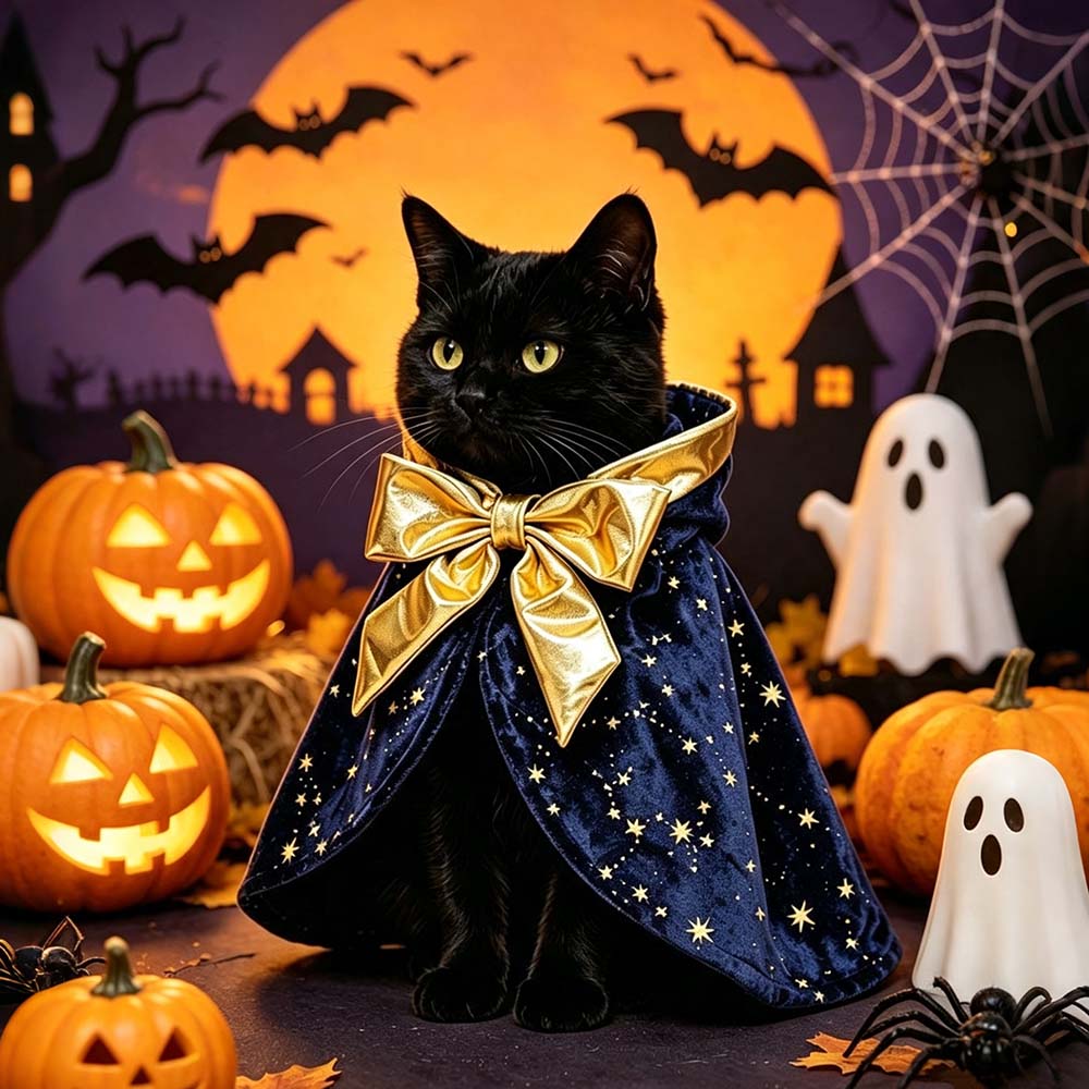 Personalized Halloween Wizard Cape For Pets | MNHalloween21