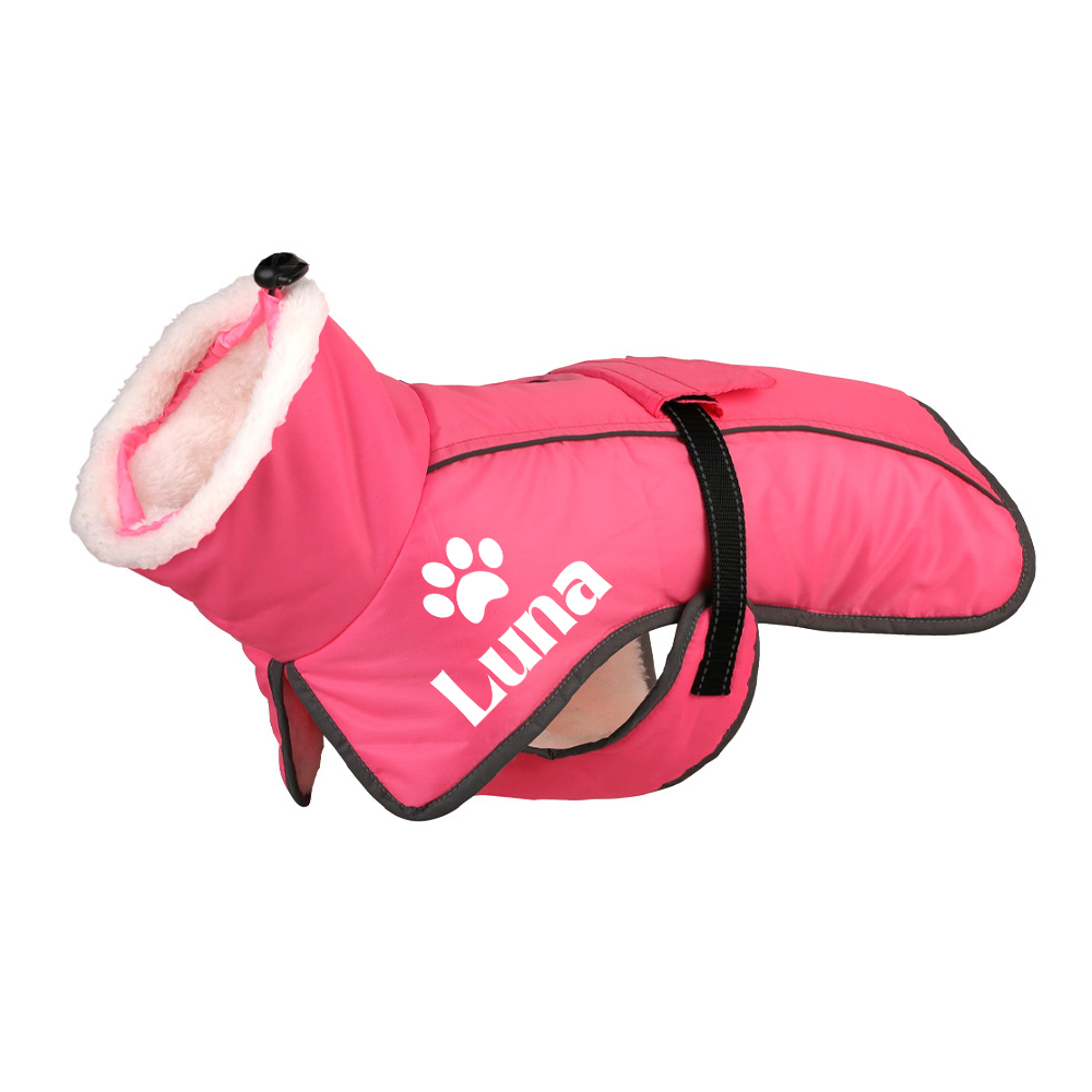 Personalized Winter Warm & Waterproof Cotton Coat For Pets | BKPet595