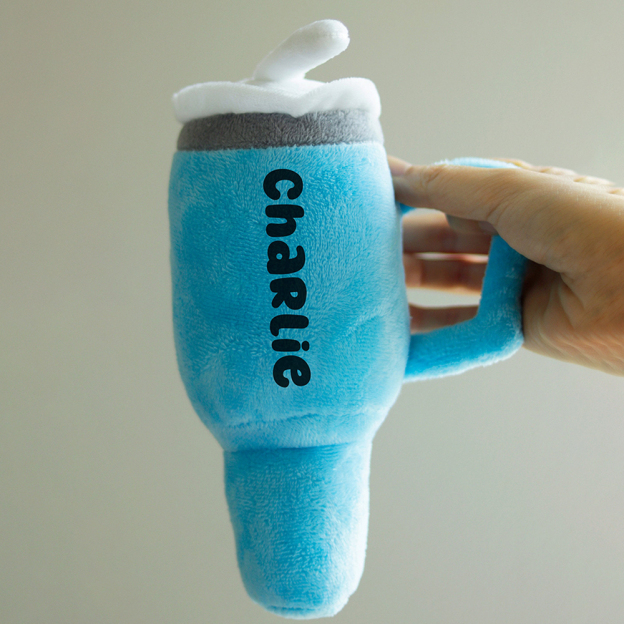 Personalized Tumbler Pet Squeaky Toy | BKPet86
