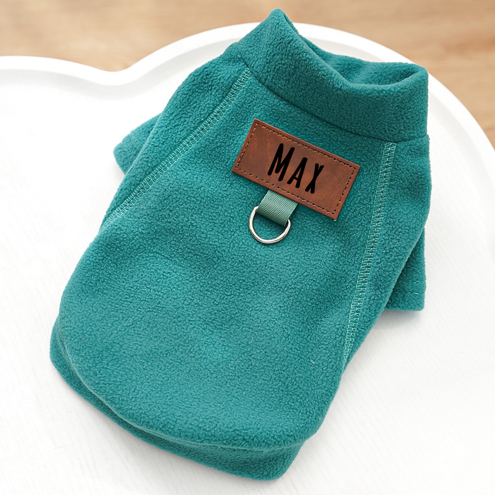 Personalized Leather Patch Pets Color Sweatshirts | BKPet91