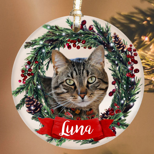 Personalized Pet Christmas Garland Ornaments Decoration | MCGift5715