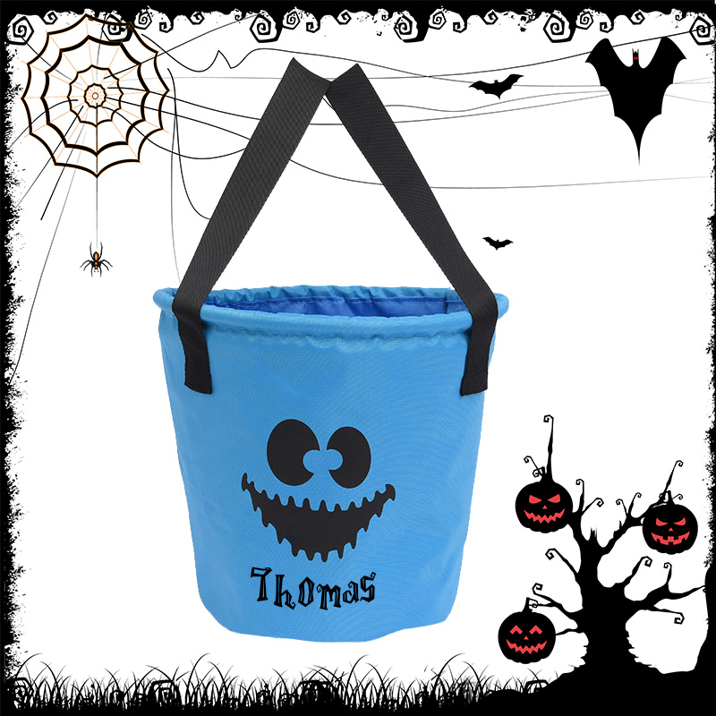 Personalized Halloween LED Light Treating Bucket | MNHalloween09