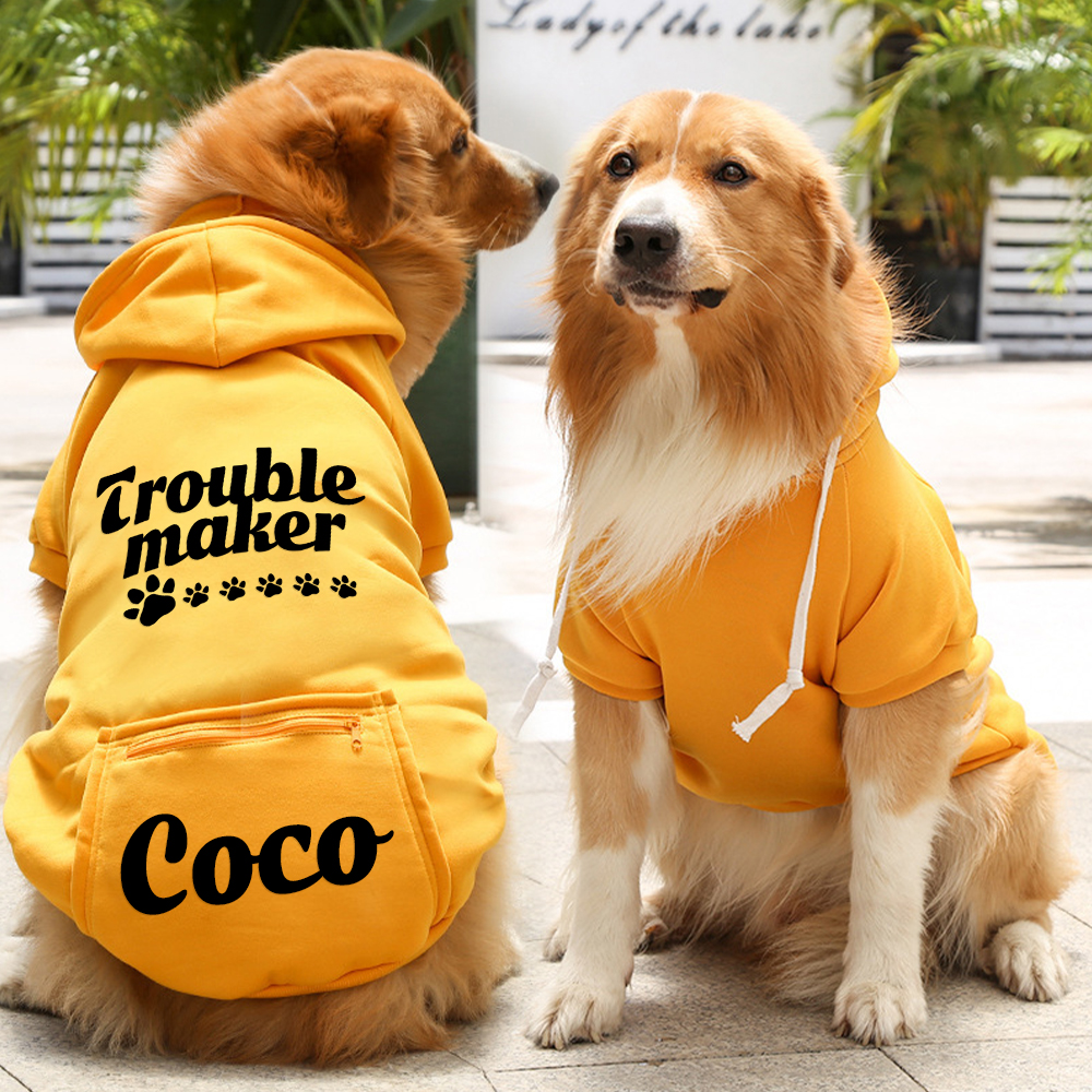 Personalized Warm Puppy Hoodie for Comfort & Unique | BKPet257