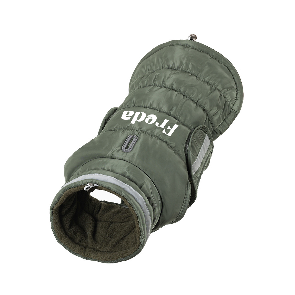 Personalized Pet Winter Warm Reflective Safety Puffer Vest | BKPet287