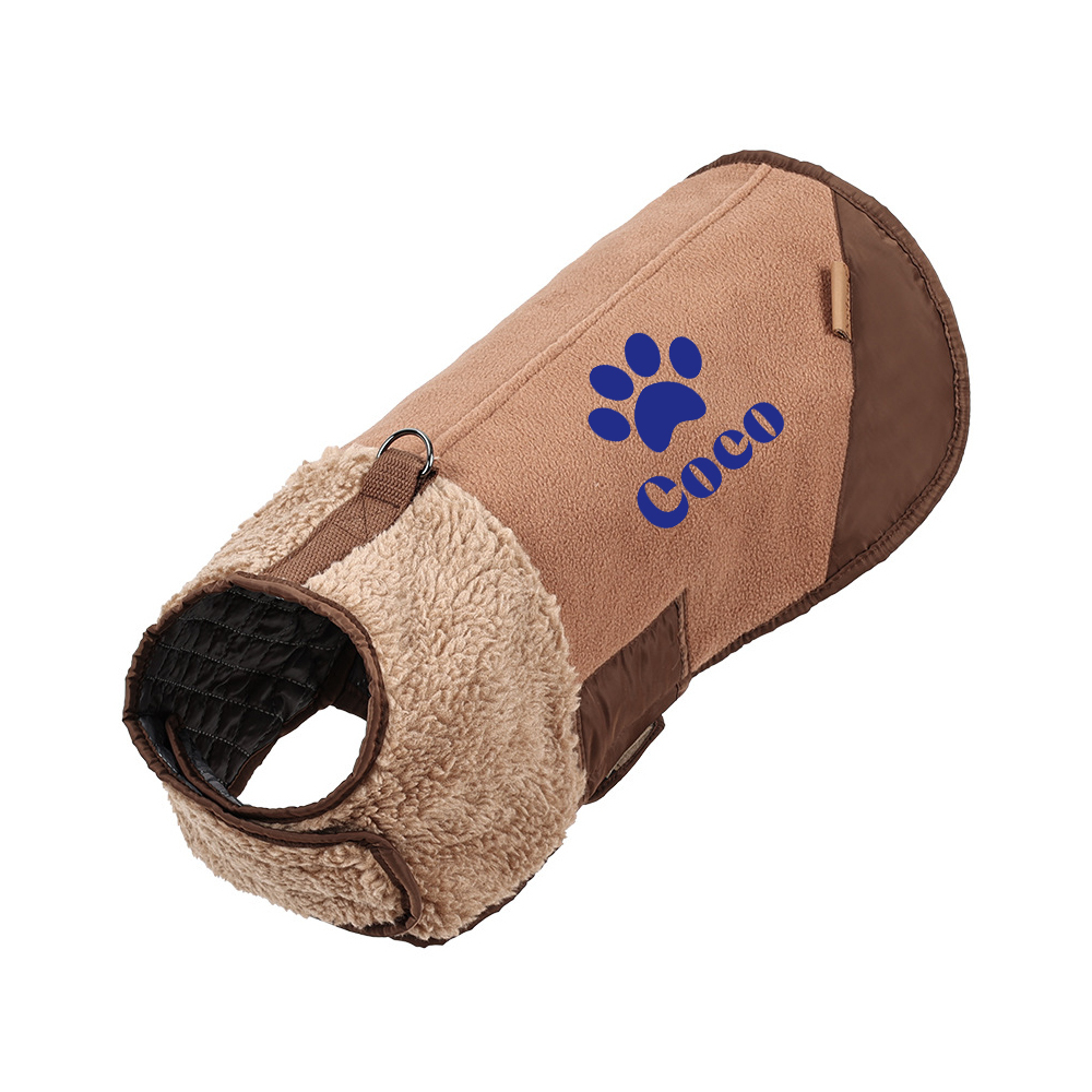 Personalized Pet Winter Warm Reflective Safety Puffer Vest | BKPet288