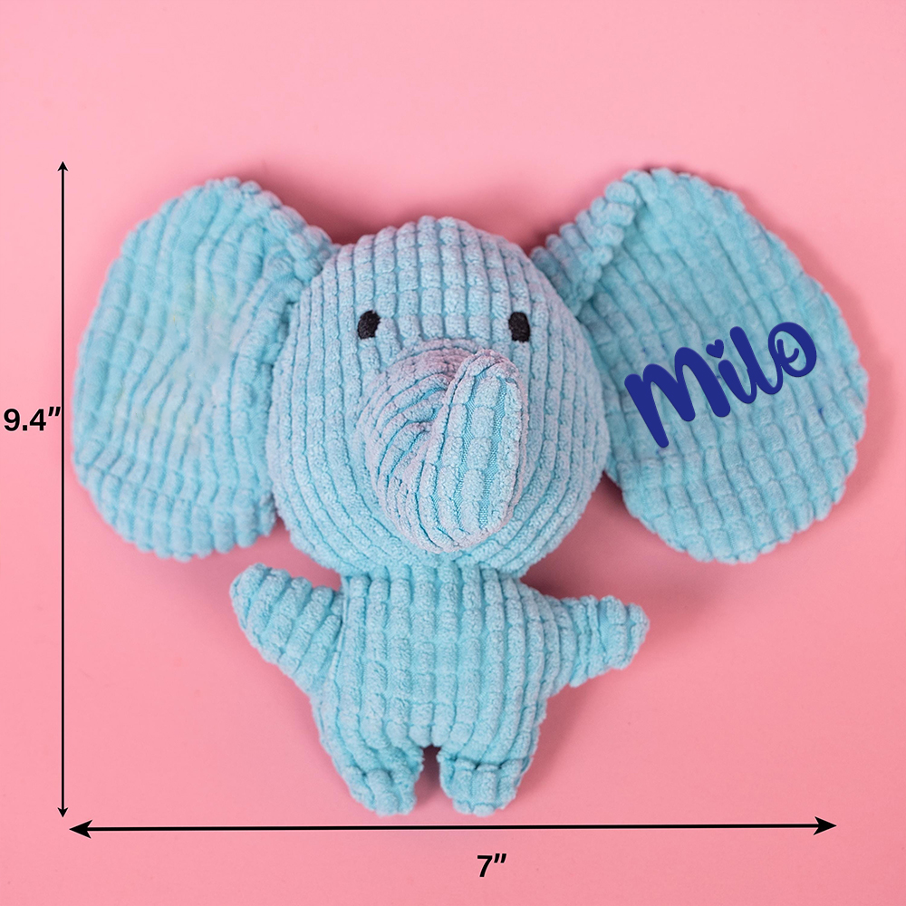 Personalized Pet Unique Elephant Squeaky Toy | BKPet294