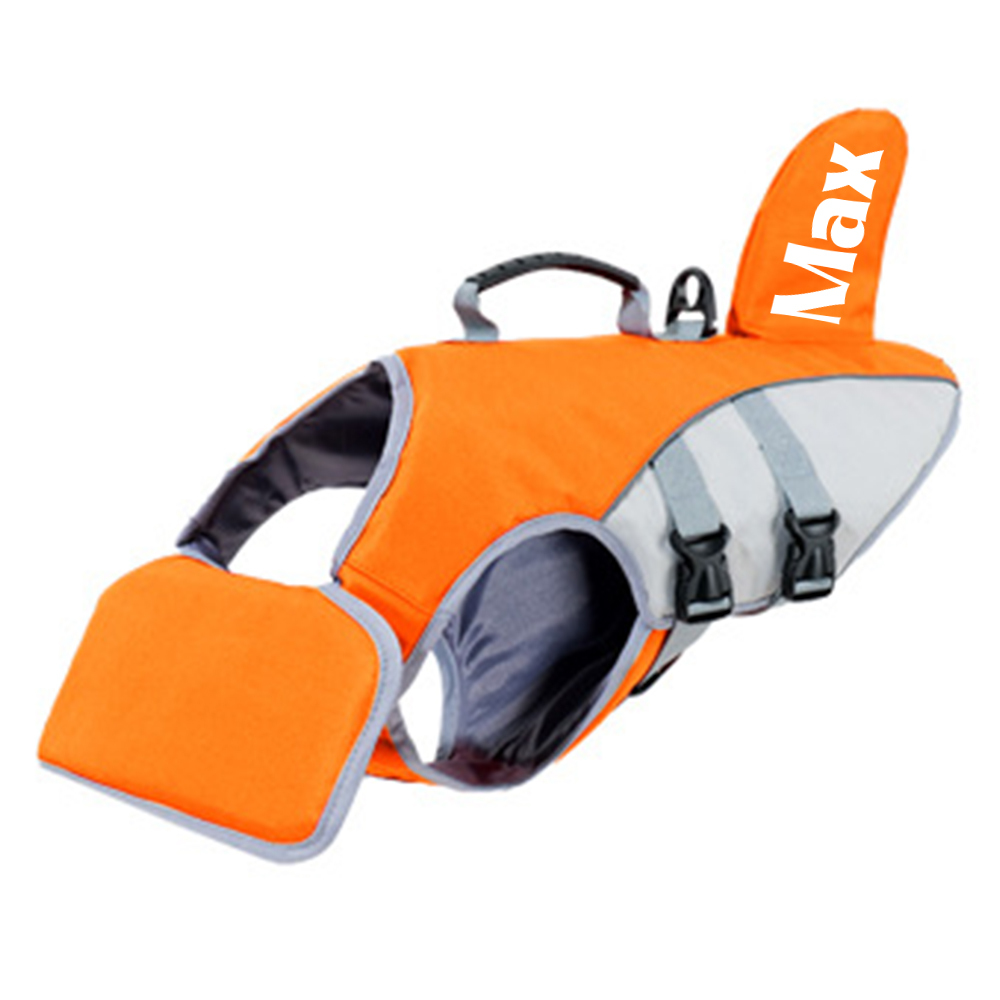Personalized Pet Outdoor Swimming Life Shark Vest | BKPet311