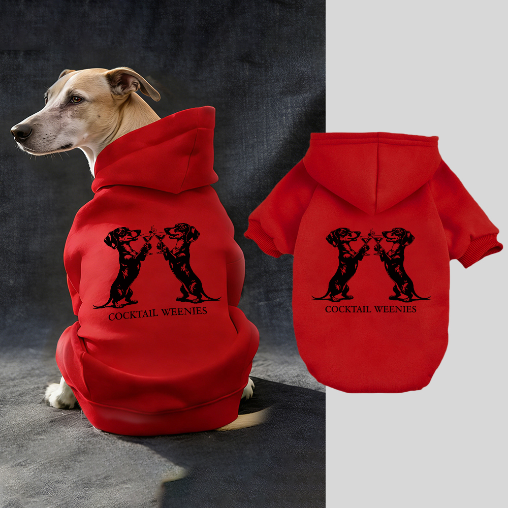 COCKTAIL WEENIES Puppy Hoodie | BKPet337