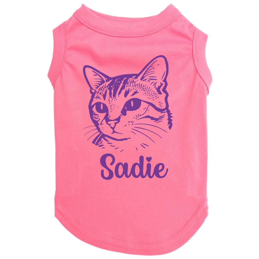 Personalized Adorable Pet Portrait Line-Art Shirt | BKPet440